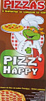 Pizz'happy menu