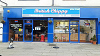 British Chippy outside