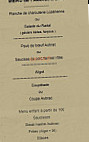 Auberge Du Radal menu