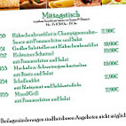 Restaurant Birkenhof menu