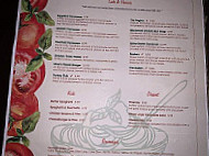 Nina's Restaurant Bar menu