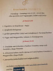 Ristorante Bella Capri menu