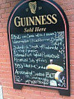 Cara Irish Pub menu