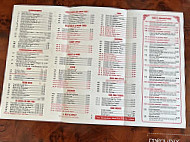 Green Dragon Chinese menu