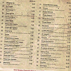 Pizzeria Nunzio menu