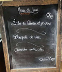 La Gourmandine menu