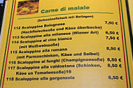 Pizzeria Am Markt menu