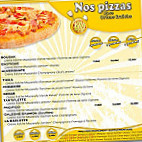 Saffa Pizza menu