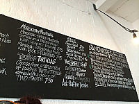 Parlour Cafe menu