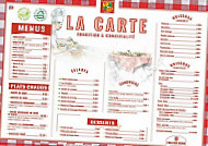 La Capucine menu