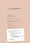 Soeurs menu