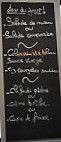 Coté Comptoir menu