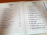 Restaurant Santorini menu