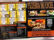 Pizzeria Du Lycee menu