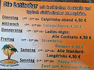 La Roca Cocktailbar menu