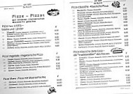 Pizzeria De Marchi menu