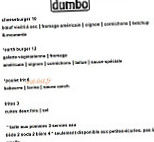 Dumbo menu