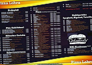 Pizza Lohra menu