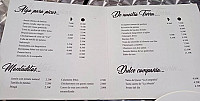 Taberna La Zapateria menu