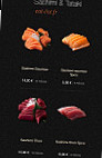 Sushi Shop menu