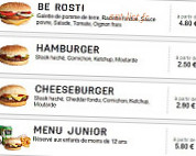 Pimp My Burger menu