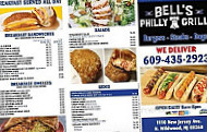 Bell's Philly Grill menu