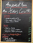 Les Meres Cocottes menu