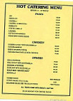 Pizza Sandwich Barn menu