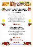 Moerkenborg Kro menu