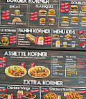 Tacos Korner menu