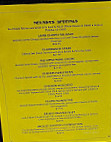 Nevada Diner menu