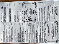 Le Tribeca menu