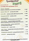 Landgasthof Simandl menu