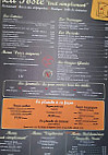 La Poste menu
