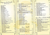 Restaurante Verdi menu