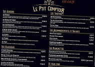 Le Ptit Comptoir menu