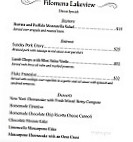 Filomena's Lakeview menu