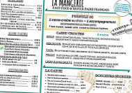 La Mangerie menu