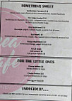 Linea Cafe menu