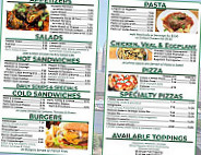 Guys Pizzeria menu