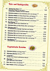 Kaiser Palast China-Restaurant menu