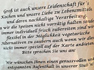 Hofer Stubn menu