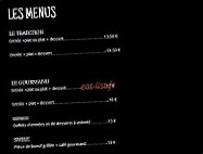 Le Kosy menu