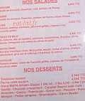 Pizz Et Pat menu