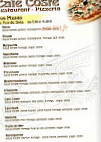 Cafe Coste Ferme menu