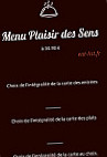 Auberge Du Chateau menu