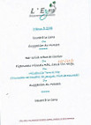 L'eyra menu