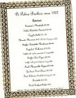 Di Palma Brothers menu