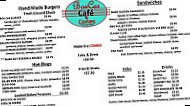 Box Car Cafe menu