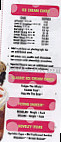 Carvel Ice Cream Bakery menu
